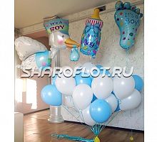 Оформление шарами для мальчика