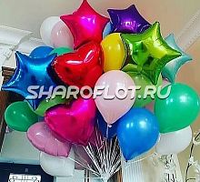 Букет из шаров Радужное приключение