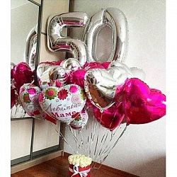 Композиция шаров с цифрой №122