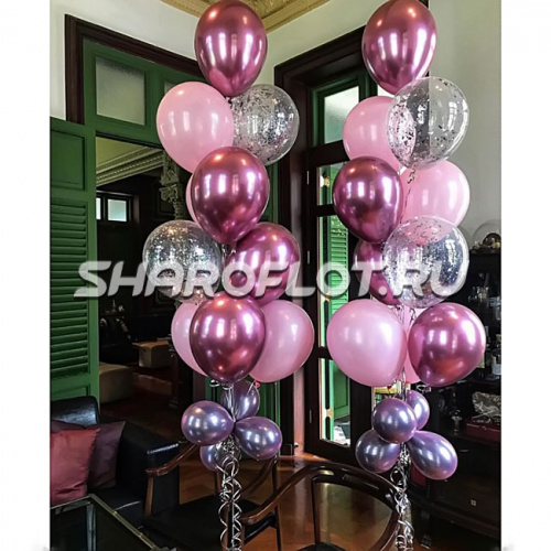 Выписка с шариками Хром