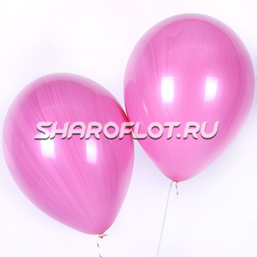 Шары Агаты Розовые 30см