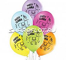 Шары Лама вечеринка, 30см