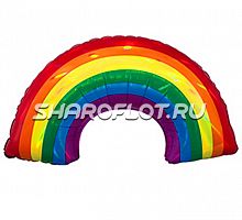 Шар Радуга переливы 80см