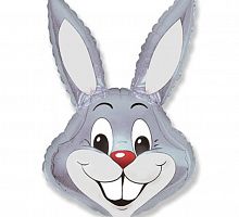 Шар Кролик Серый 70см