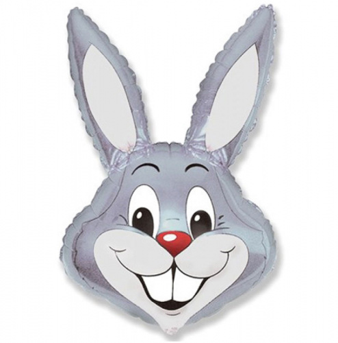 Шар Кролик Серый 70см