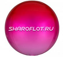 Шар Сфера Омбре Красно-Розовая