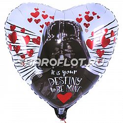 Шар Сердце Судьба Дарта Вейдера 45см