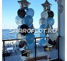 Фонтан из шаров для мужчины