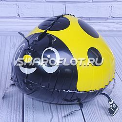 Ходячий шар  Божья коровка желтая 55см