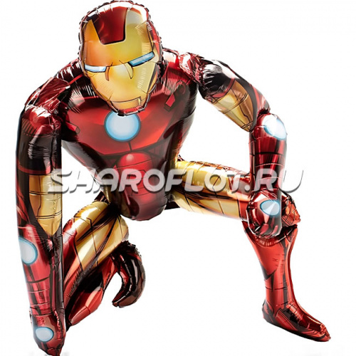 Шар ходячий Железный человек 110см