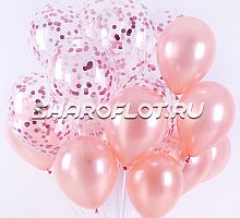 Облако в цветах Розовое золото 30см