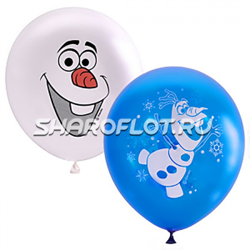 Шары Снеговик Олаф, 30см