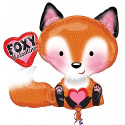 Шар Лисенок Foxy Valentine 70см