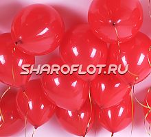 Глянцевые красные шары 30см