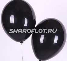 Шар Черный пастель 30см