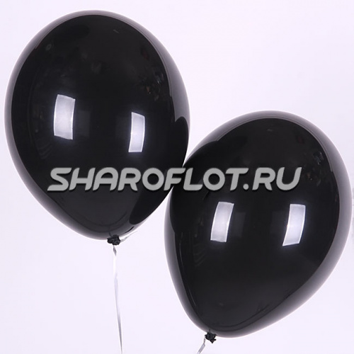 Шар Черный пастель 30см