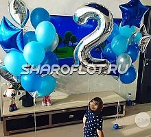 Композиция шаров с цифрой №023