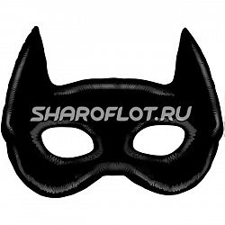 Шар Маска Бэтмена черная 105см