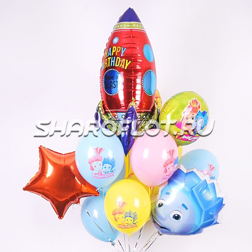 Букет шаров Мальчику Фиксики