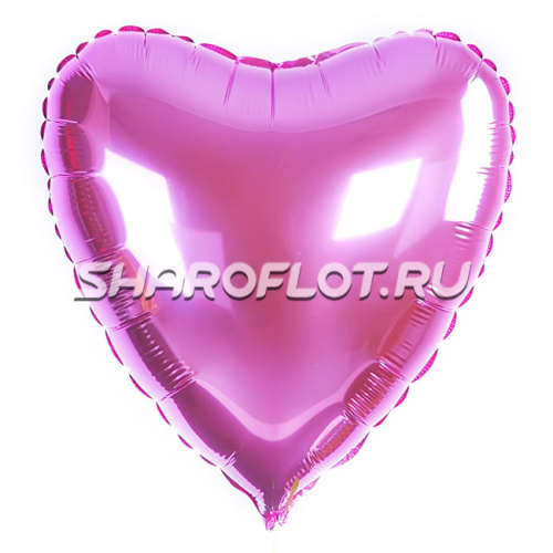 Шар Сердце Розовое 40см