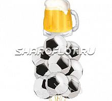 Букет шаров «Солдат спит, служба идет»