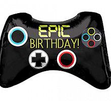 Шар Джостик Epic Birthday 85см