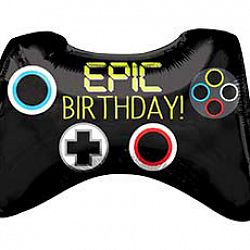 Шар Джостик Epic Birthday 85см