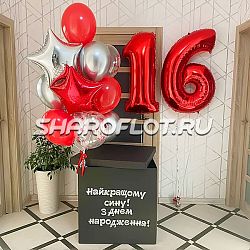 Коробка с шариками на 16 лет