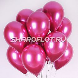 Шар Хром Фуксия 30см