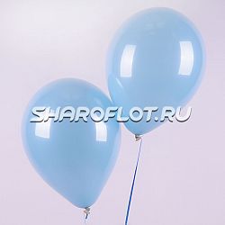 Глянцевые голубые шары 30см