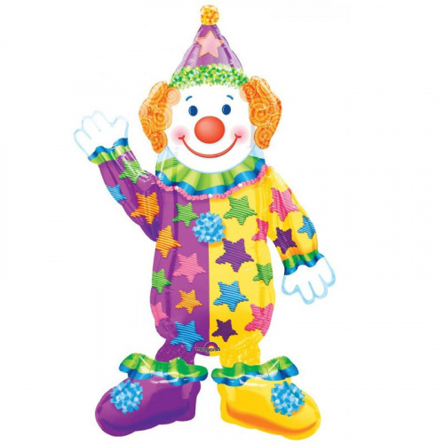 Ходячий шар Клоун 110см