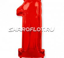 Шар Цифра 1 Красная 85см