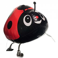 Ходячий шар Божья коровка (красная) 50см