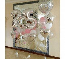 Композиция шаров с цифрой №025