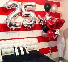 Композиция шаров с цифрой №129