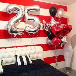 Композиция шаров с цифрой №129