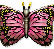 Шар Бабочка Монарх (розовая) 90см