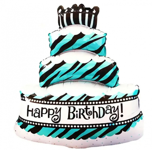 Шар торт со свечками 65см