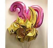 Композиция шаров с цифрой №119