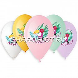 Шары Тукан Алоха (облако), 30см