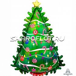 Шар Елочка нарядная 75см