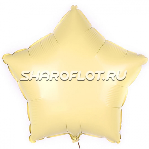 Шар Звезда Макарунс Желтая 40см