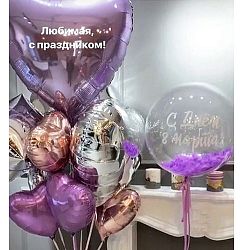 Композиция на день рождения с надписью №12