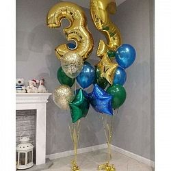 Композиция шаров с цифрой №120