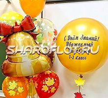 Фонтан шариков С Днем Знаний