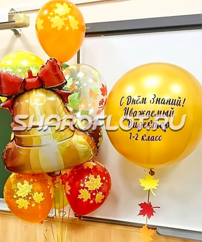 Фонтан шариков С Днем Знаний