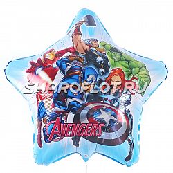 Шар Звезда Мстители, 70см