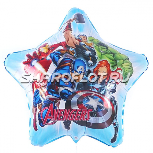 Шар Звезда Мстители, 70см Шар Звезда Мстители, 70см
