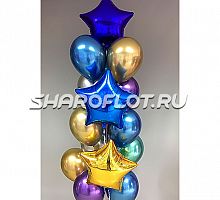 Фонтан из шаров "Сочные краски"