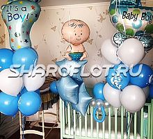 Оформление шарами для малыша
